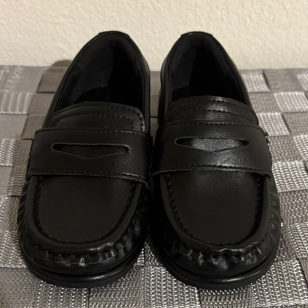 Zara Kids Black Moccasins